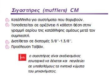 Σιγαστήρες (mufflers) CM